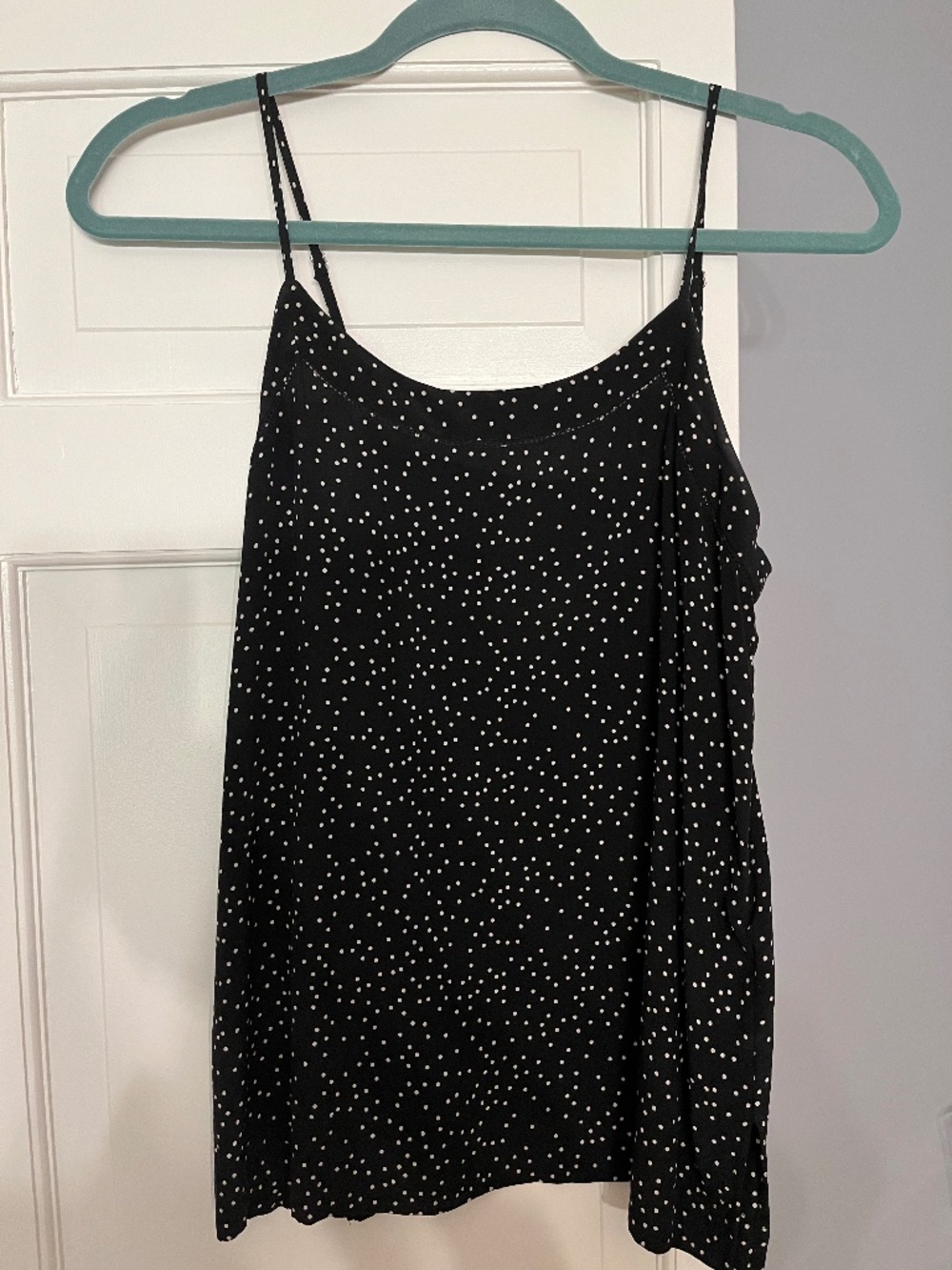 Madewell Silk Polka Dot Tank Top